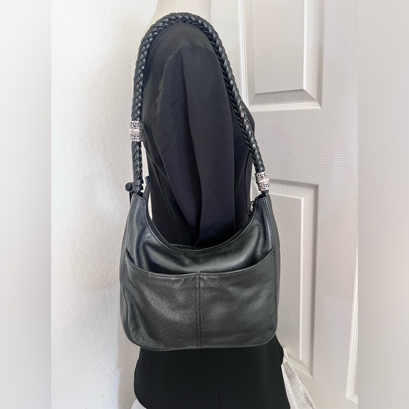 Barbados Ziptop Hobo Shoulder Bag